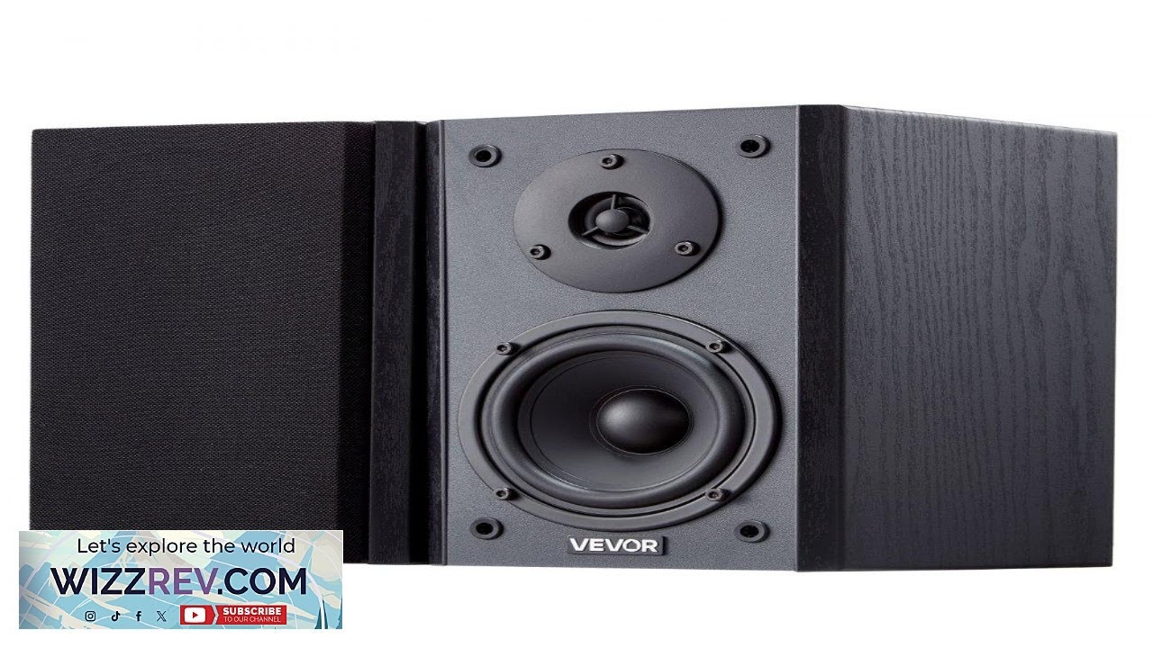 VEVOR Bluetooth Bookshelf Speakers  Clear Sound Performance
