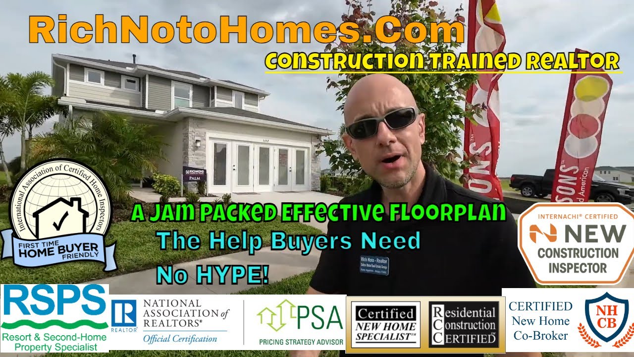 Tour The Stunning Palm Model Home In Waterset Apollo Beach By Richmond American Homes, Construction
