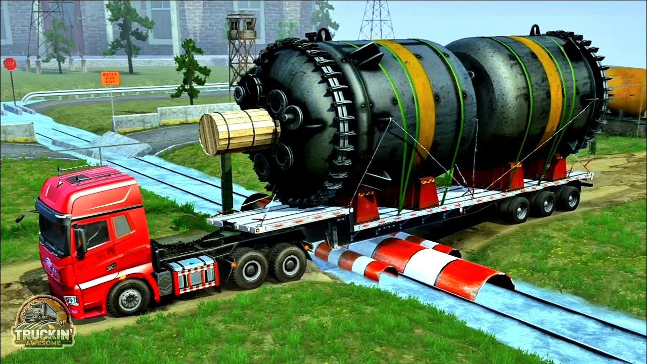 Big trucks crossing barriers | Part 4 | MudRunner