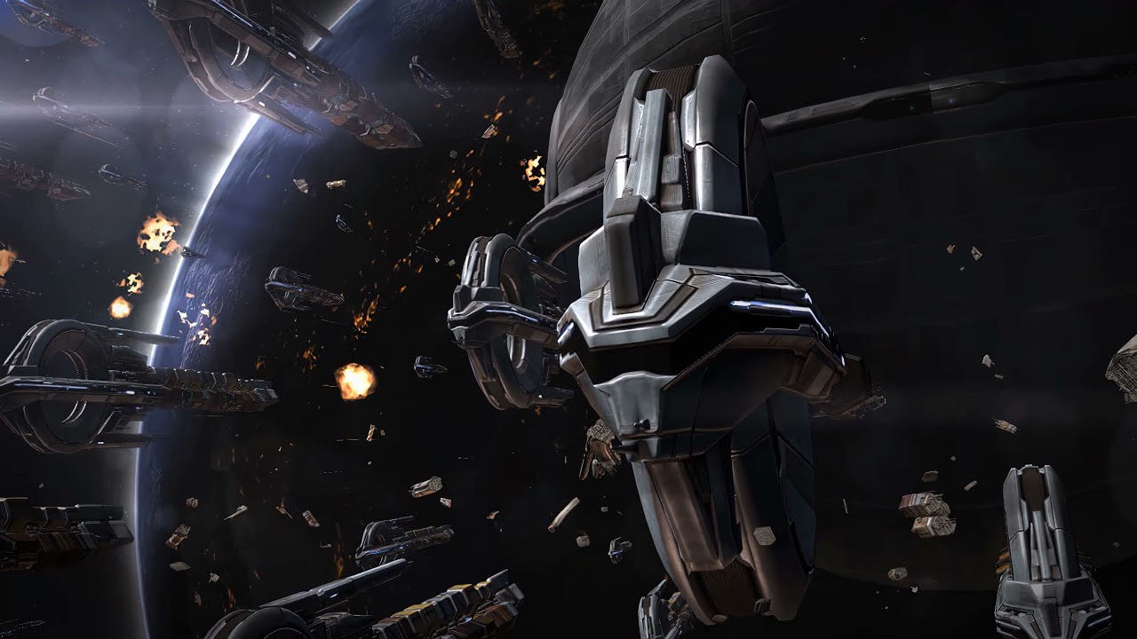 Mass effect 3: Legendary Edition 4k60fps Quarian fleets destroyed