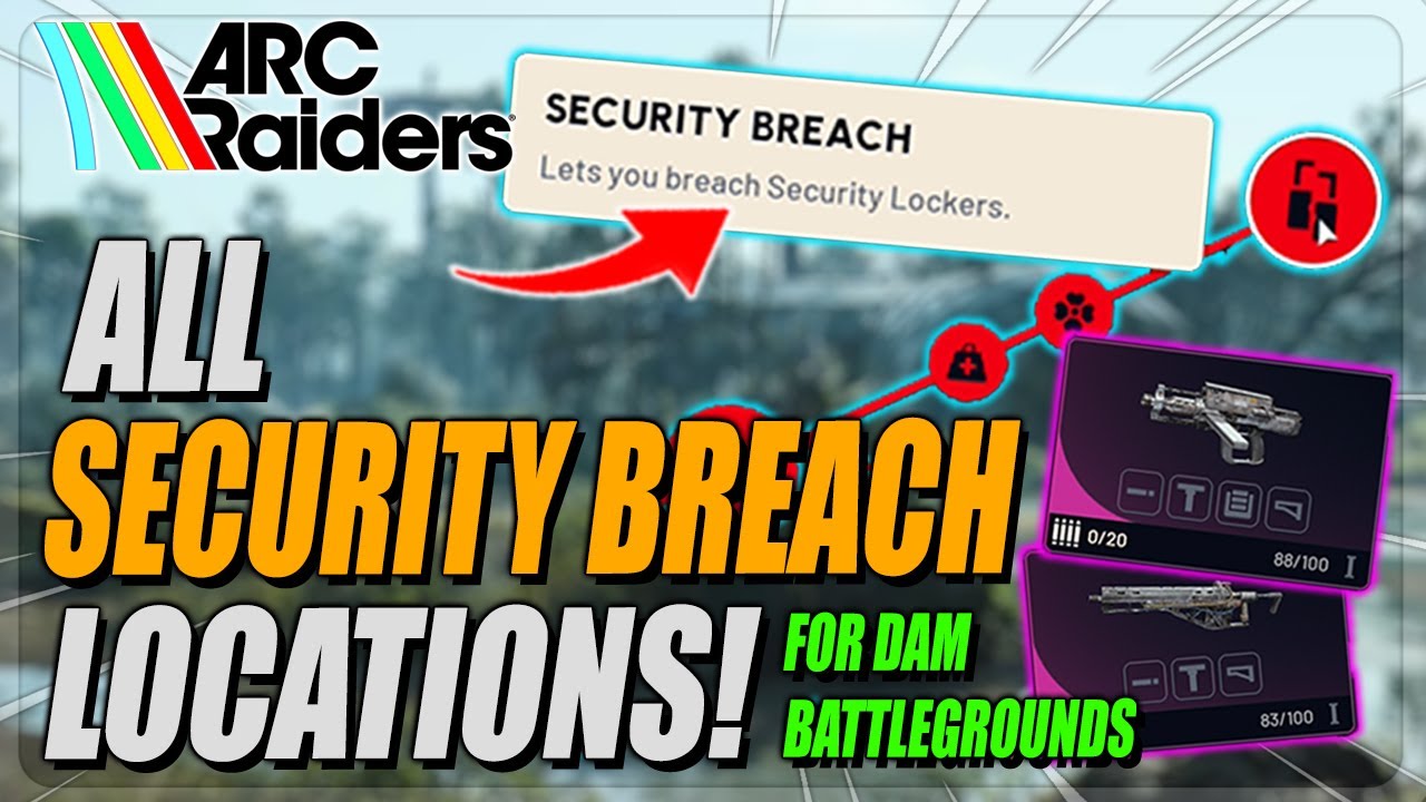 ARC Raiders — ВСЕ места нарушения безопасности на полях сражений Dam