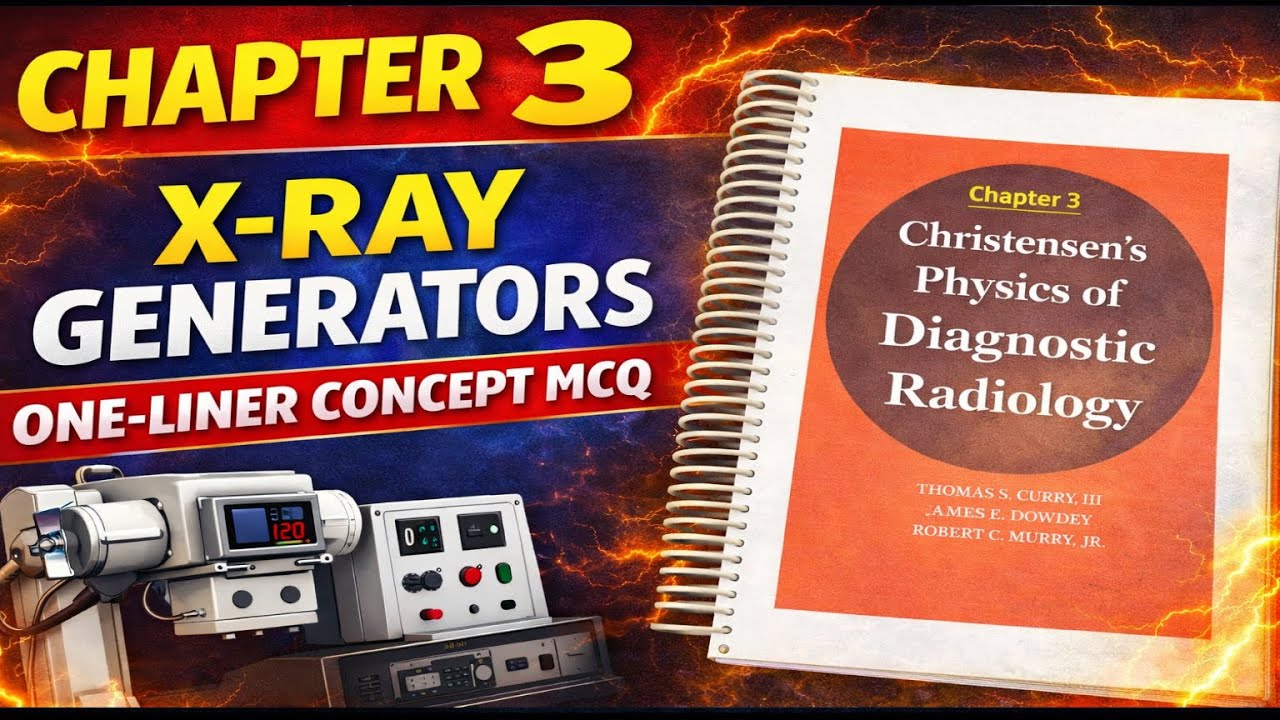 📘 Christensen’s Physics Rectifier X-Ray Generator One-Liner Concepts | AIIMS RRB J&K Haryana Radiogr