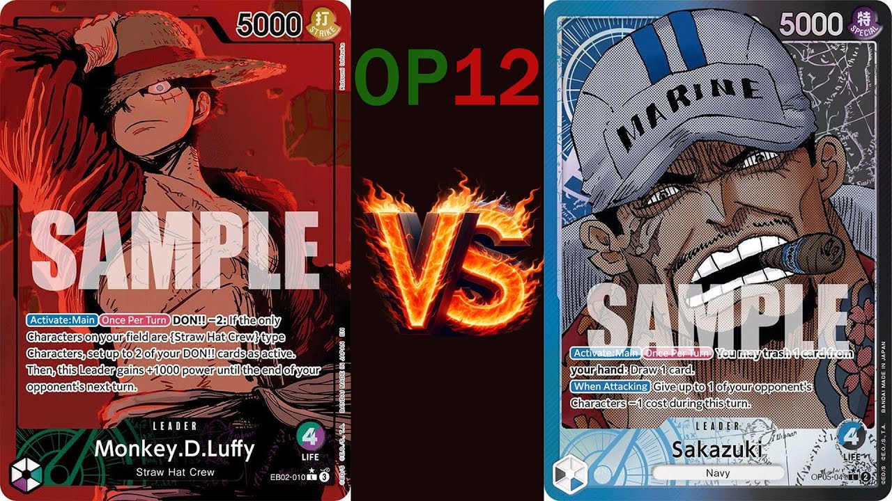 OP12 Local GP Luffy vs Saka Round 3 8/22/25  @ProjectCCG ​