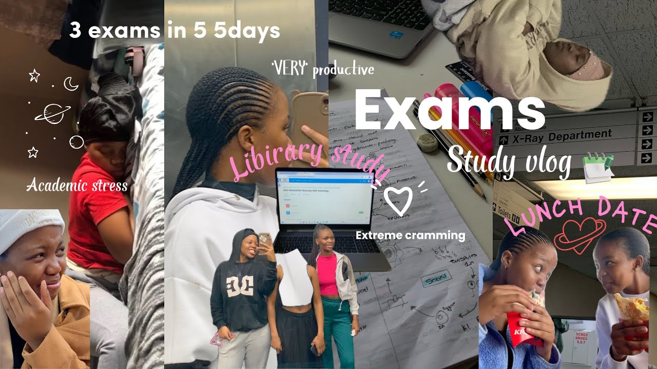 STUDY VLOG📚 exam cramming, late night studying, the MOST productive days in my life, exam week 