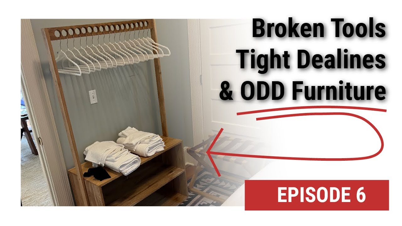 Broken Tools, Tight Deadlines & ODD Furniture - Building in a TINY Shop