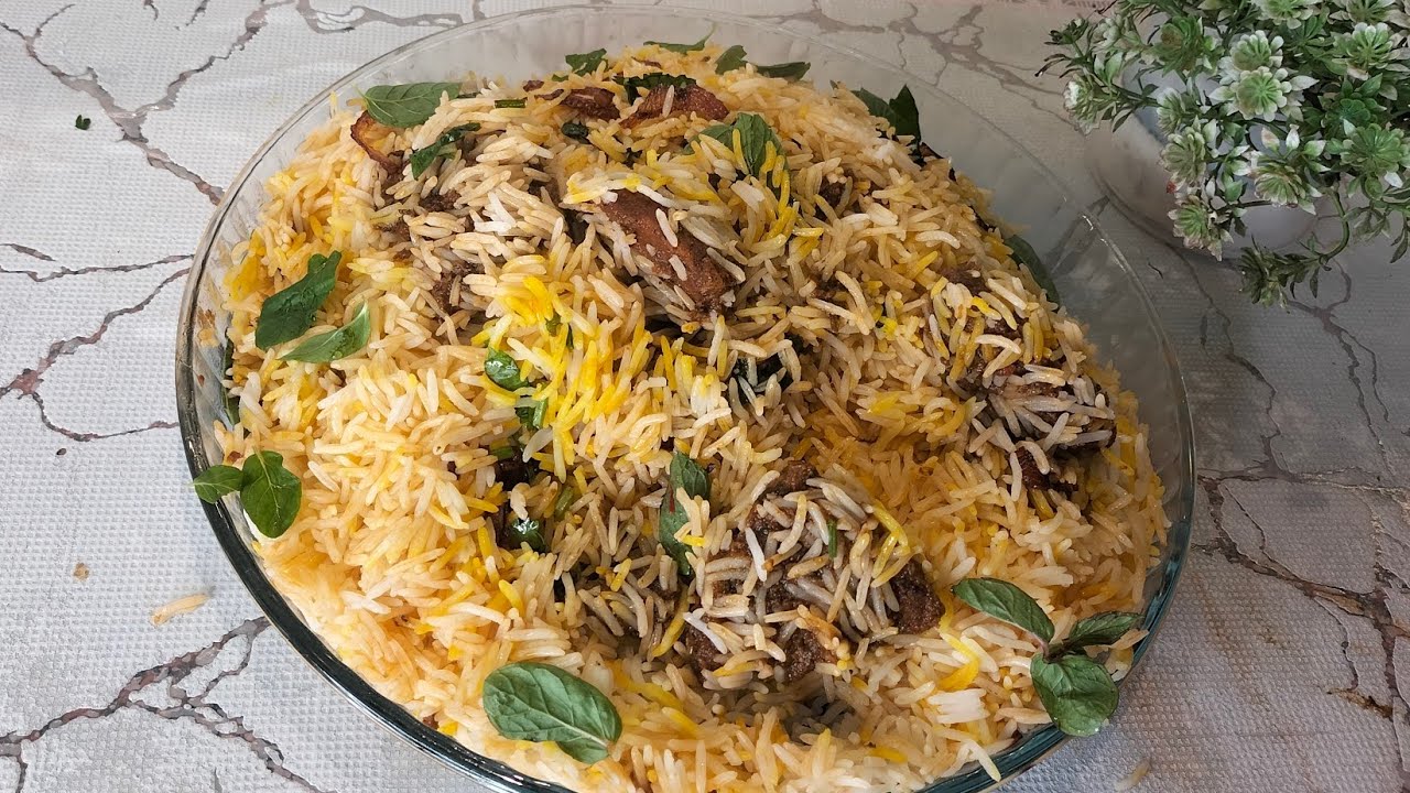 طريقه عمل برياني اللحمه بالخلطه الاصليه