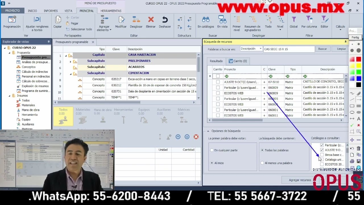 OPUS vs neodata  Cuál es el mejor sistema de Precios Unitarios.