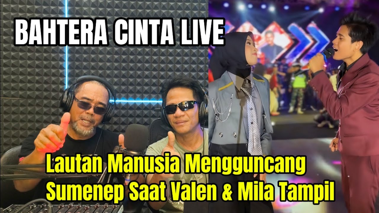 Lautan Manusia Sambut Duet Valen & Mila di Sumenep