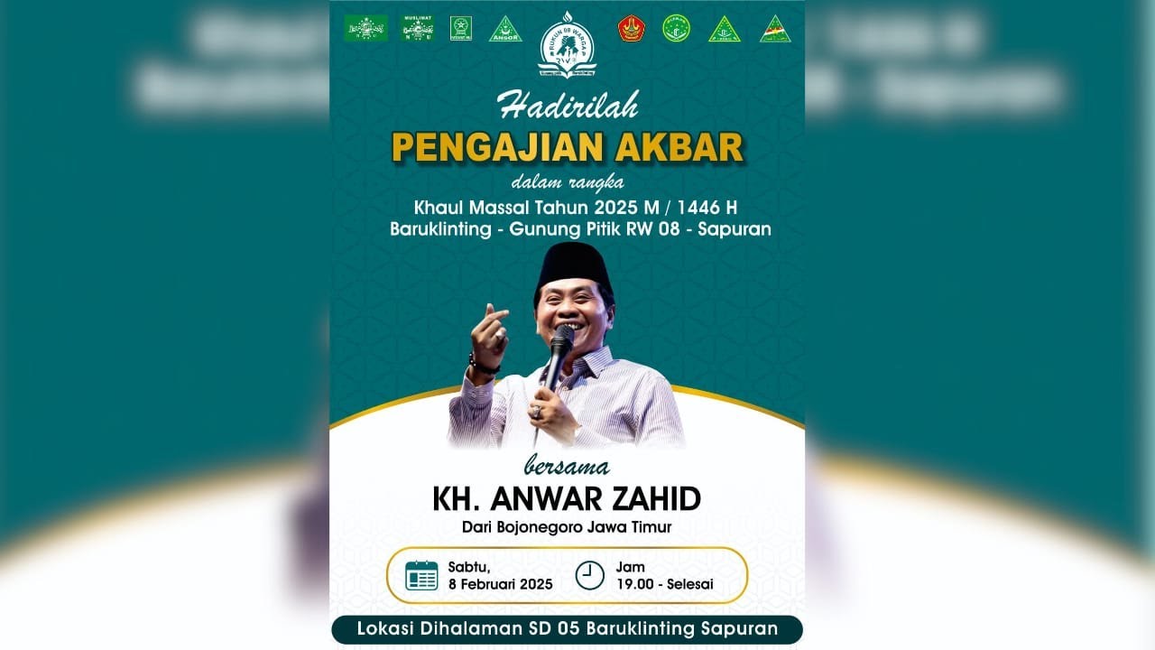 🔴 LIVE KH. ANWAR ZAHID | HAUL MASSAL DESA BARUKLINTING GUNUNGPITIK SAPURAN WONOSOBO