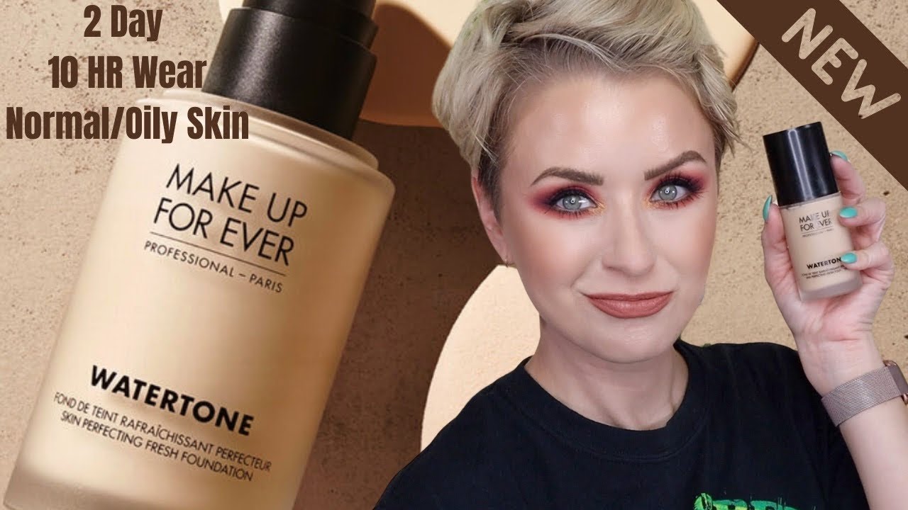 NEW MAKEUP FOR EVER WATERTONE FOUNDATION | Review + 2 Day Wear | Steff's Beauty Stash