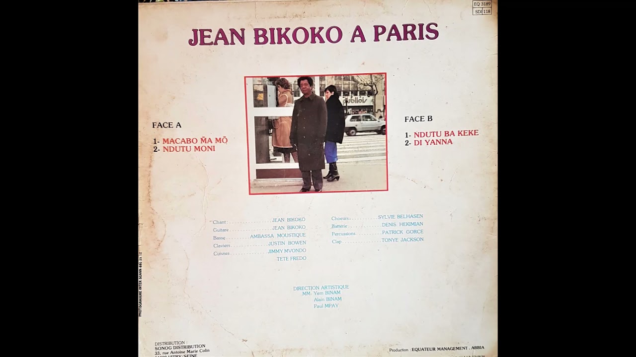 Jean Bikoko - Ndutu Ba Keke (A Paris - Equateur management - Abbia)