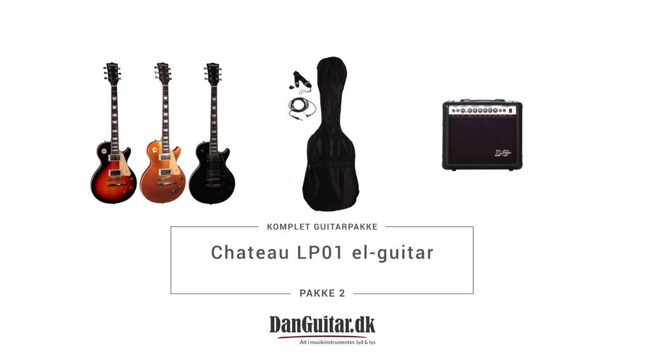Chateau LP01 el-guitar pakkel&oslash;sning, pakke 2