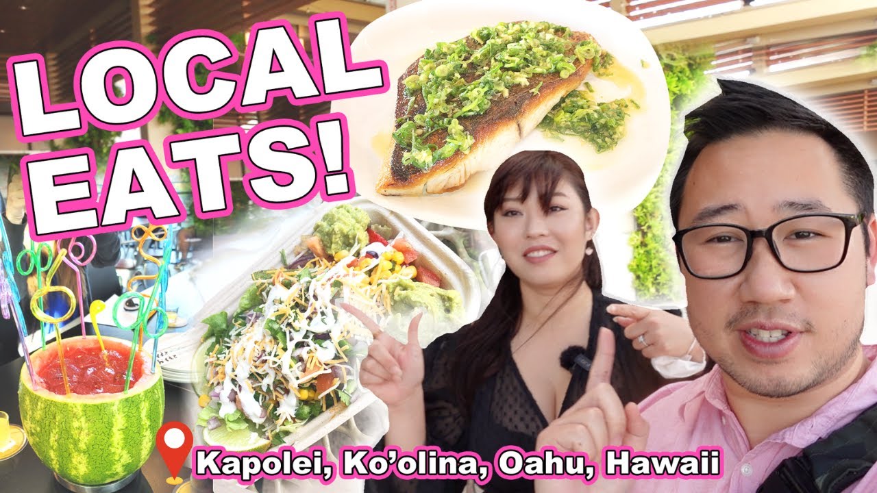 ФУД-ТУР ПО KAPOLEI COMMONS! || [Каполей, Кулина, Оаху, Гавайи] Местная еда!