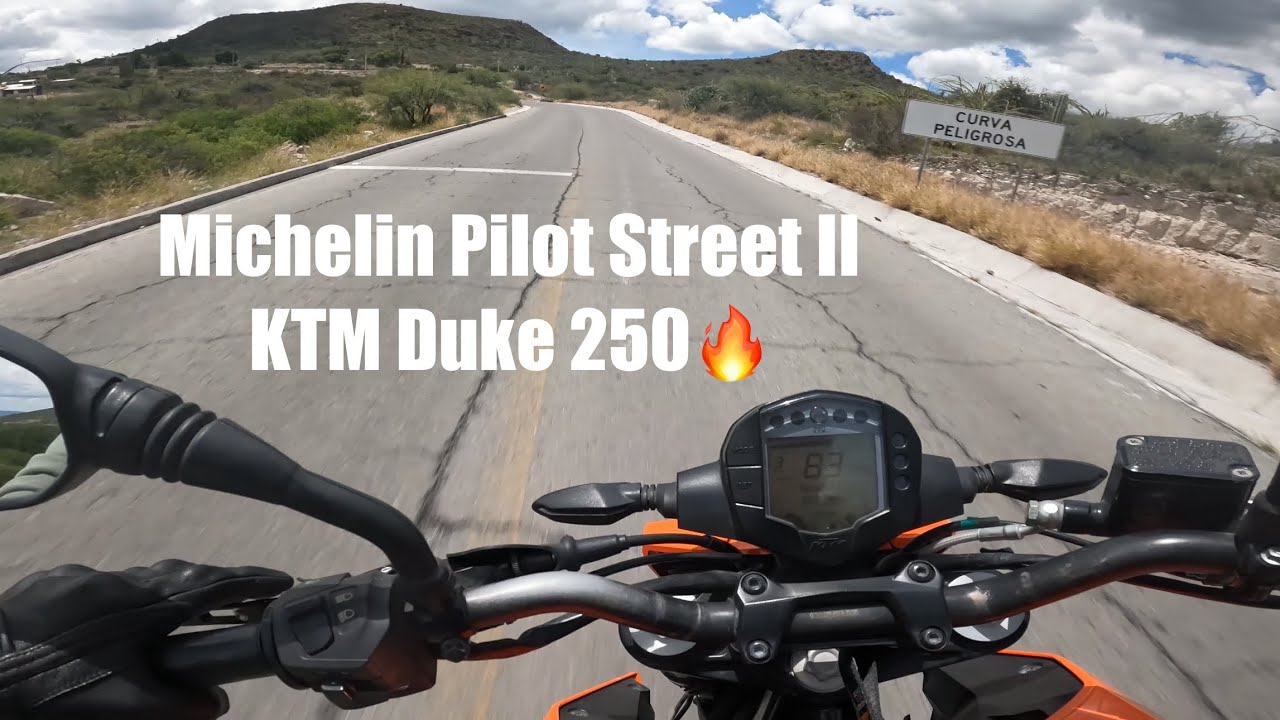 Prueba de Michelin Pilot Street II en KTM Duke 250🔥