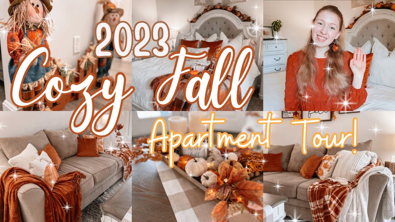 COZY Fall Apartment TOUR 2023! Showcasing All My Fall Decor With Links!