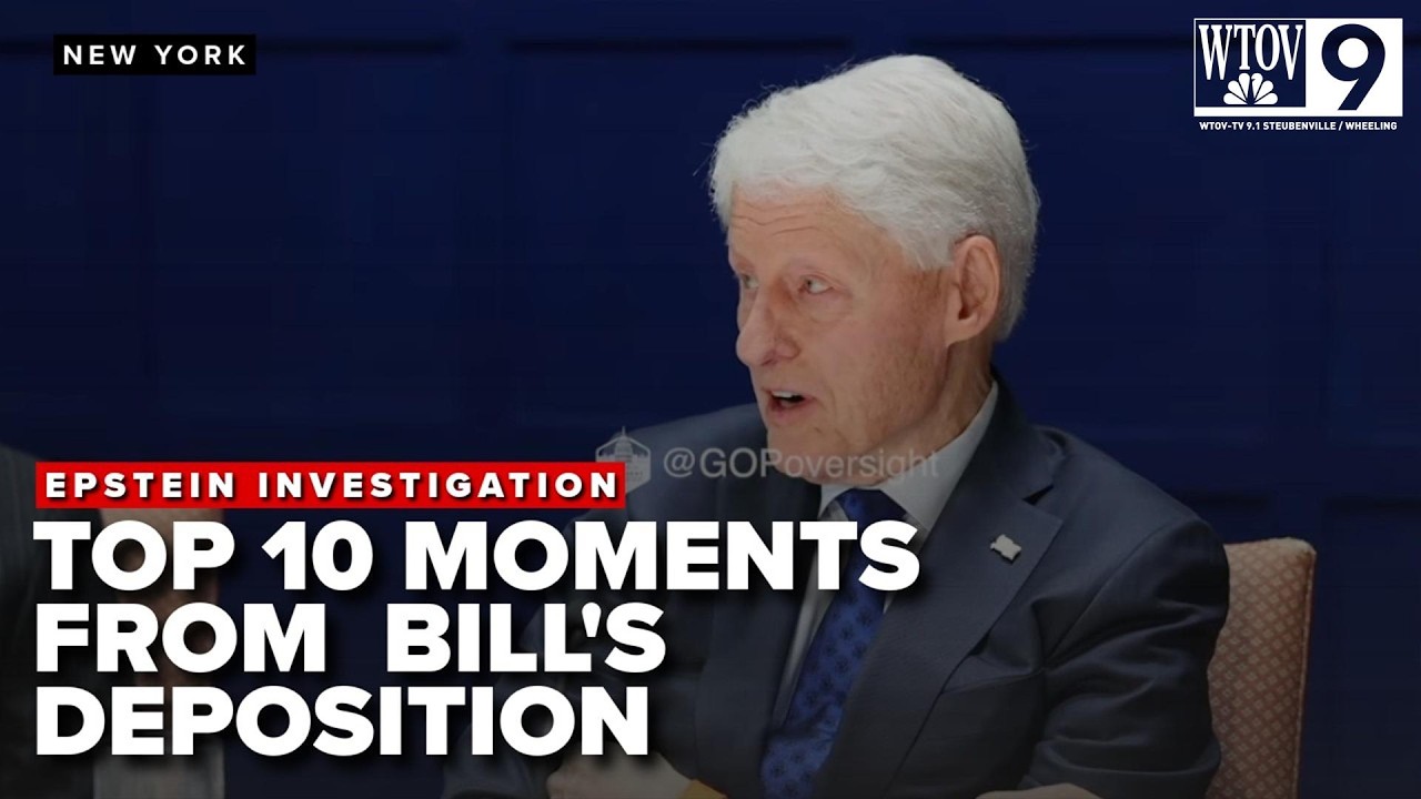 10 MOMENTS you can't miss from Bill Clinton's EPSTEIN DEPOSITION