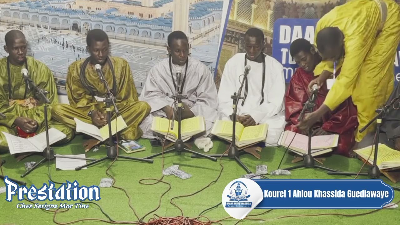 Prestations Kourel 1 Ahlou Khassida Touba Guediawaye chez Serigne Mor Tine 