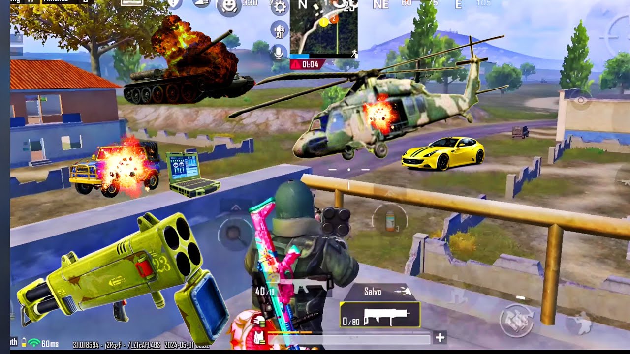 KING of PAYLOAD 3.0 🤯 LAST CIRCLE M202 DESTROYING TANK CHOPPER & CARS in PAYLOAD PUBG MOBILE 3.0