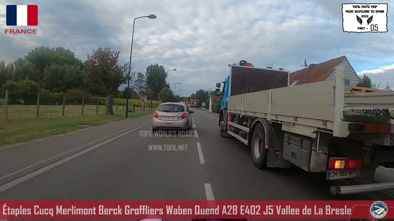 #05 Étaples Cucq Merlimont Berck Groffliers Waben Quend A28 E402 J5 Vallee de La Bresle FRANCE 2022