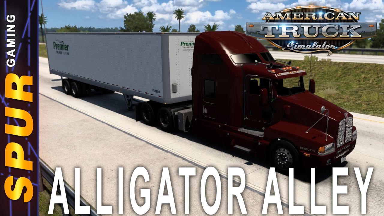 Checking Out Alligator Alley - Coast to Coast Map - American Truck Simulator