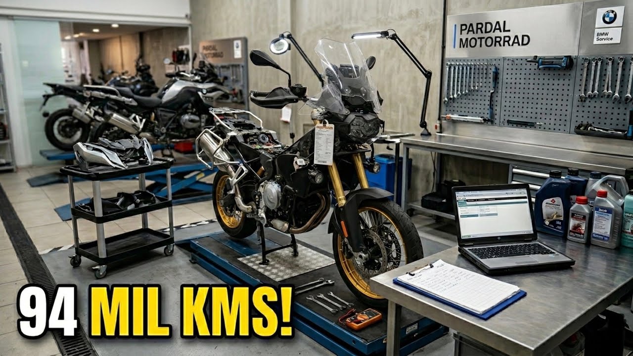 FIZ UMA REVISÃO COMPLETA NA F850GS!