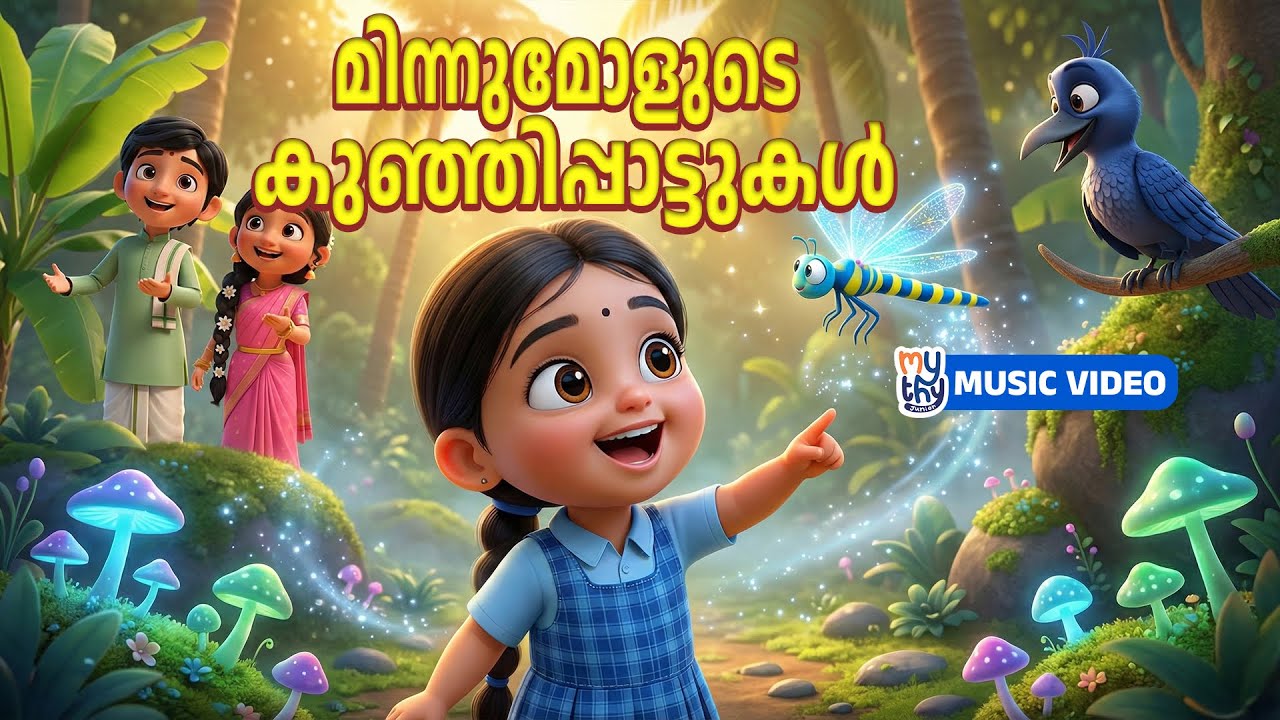 മിന്നുമോളുടെ കുഞ്ഞിപ്പാട്ടുകൾ | Minnu Molude Kunji Paattukal | Mythy Junior Malayalam