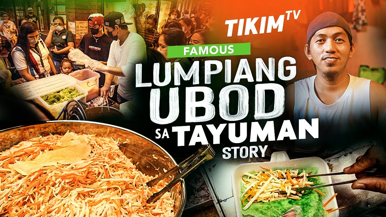 LUMPIANG UBOD in TAYUMAN | MANILA STREET FOOD | TIKIM TV