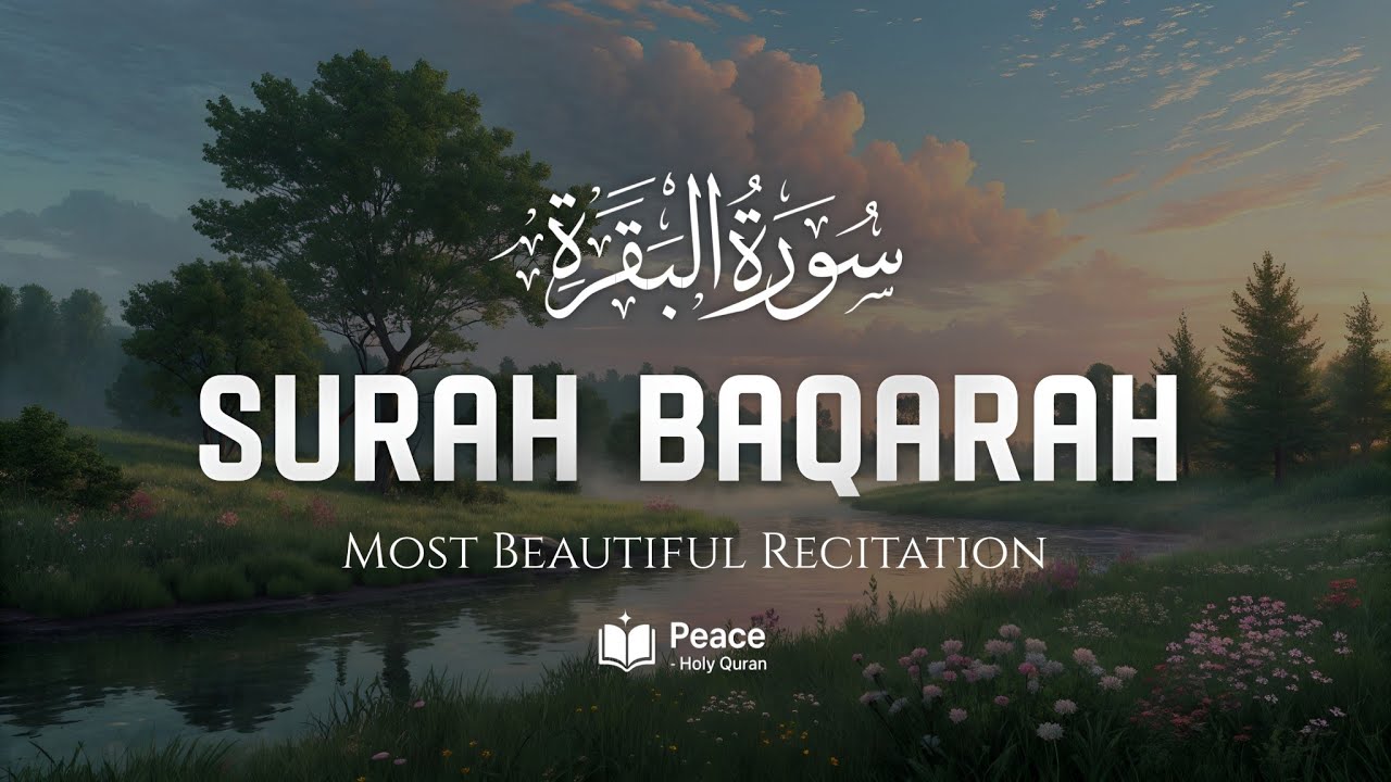 Surah Al-Baqarah Full (سورة البقرة)| Quran Recitation for Home Protection & Mental Peace 
