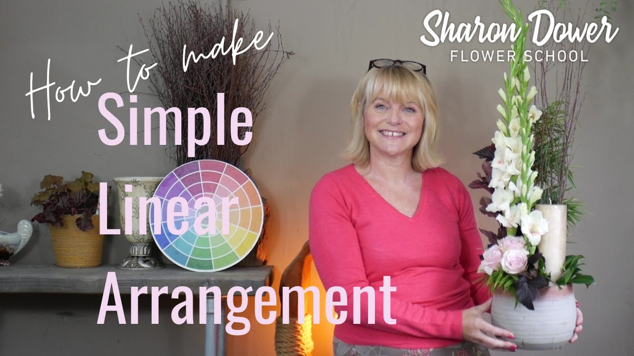 How to make a tall flower arrangement - FLORISTRY/FLOWER ARRANGING - HOW TO ARRANGE FLOWERS IN FOAM