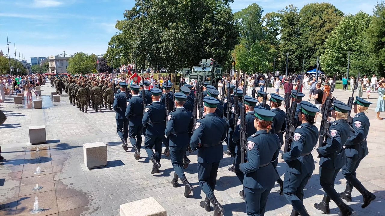 Święto Wojska Polskiego - Lublin 15.08.2024 - Uroczysty przemarsz i Apel na Placu Litewskim