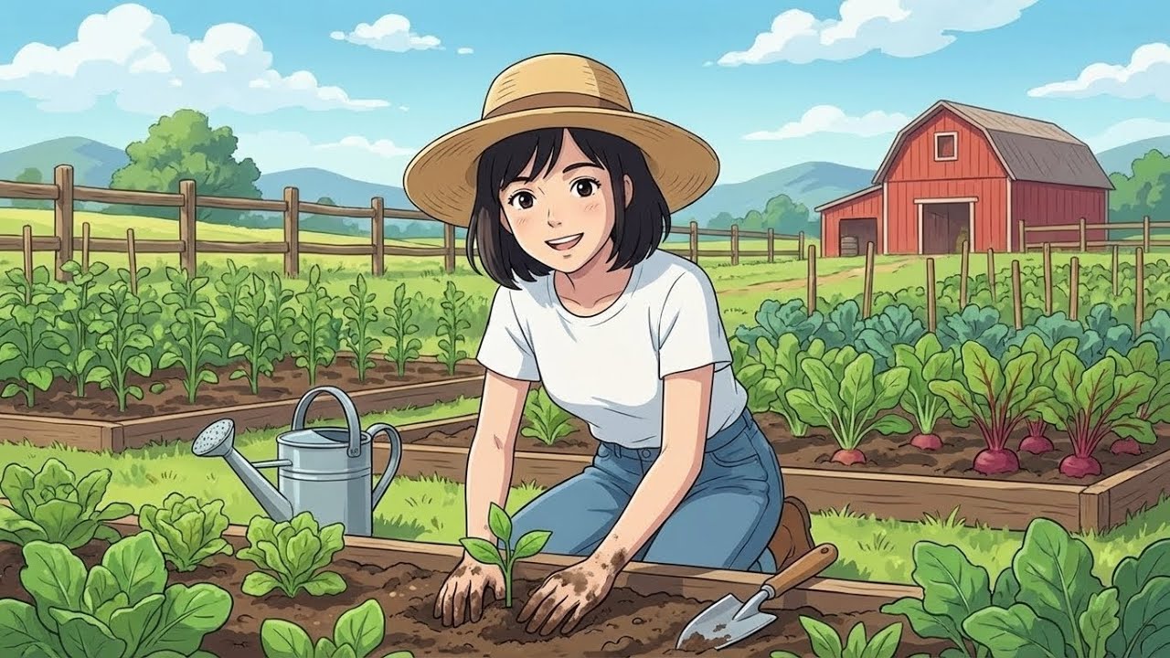 Relaxing Nature Sounds: Gardening and Cooking at Home (リラックスした自然音と庭仕事、料理) | Ghibli-Style Music