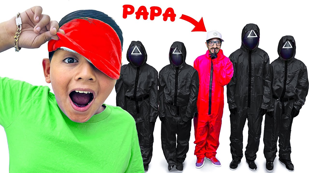 KARIM ADIVINA QUIEN ES SU PAPA A CIEGAS | Family Juega