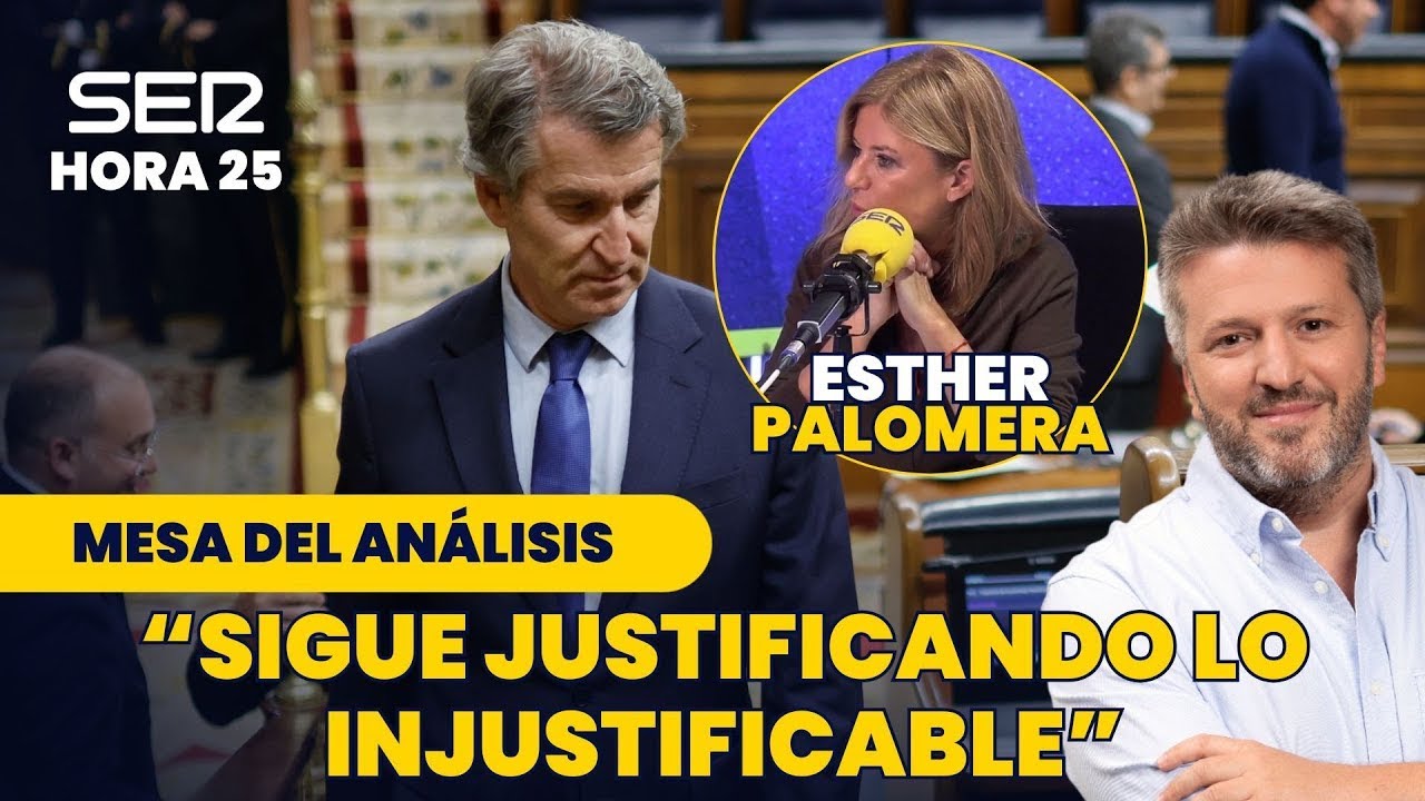 Esther Palomera, sobre la defensa de Feijóo a Mazón: 