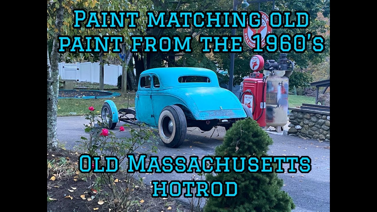 Paint Matching 60 year old paint on a 1934 Ford