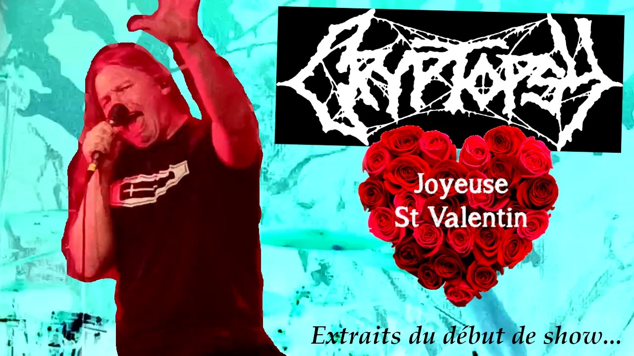 CRYPTOPSY [Le Ferailleur 14/02/2026 Nantes - FR] (début de show)