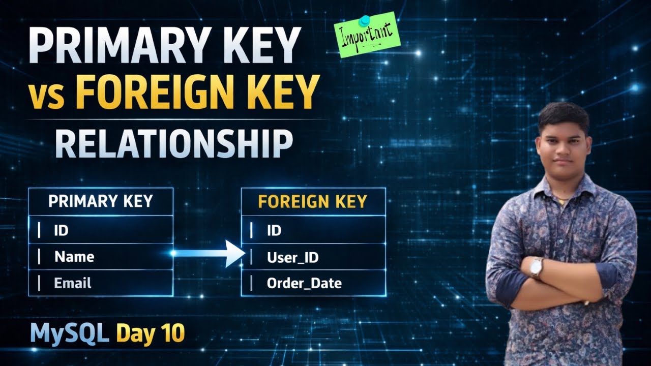 MySQL Day 10 | Relationship Between Primary Key & Foreign Key | Odia | Full Course