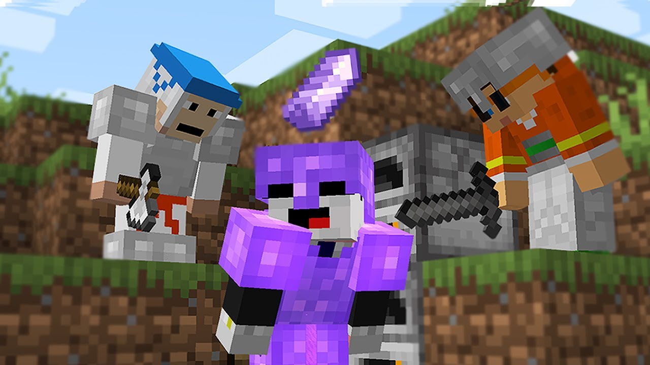 Minecraft Manhunt, Bet Galiu Pasigaminti Amethyst Šarvus...