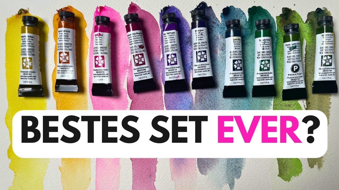 DAS habe ich echt nicht erwartet – Swatching Jean Haines' Master Artist Set by Daniel Smith