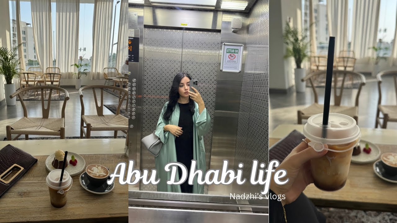 Abu Dhabi life | cute coffee shop | healthy easy recipes | little shopping