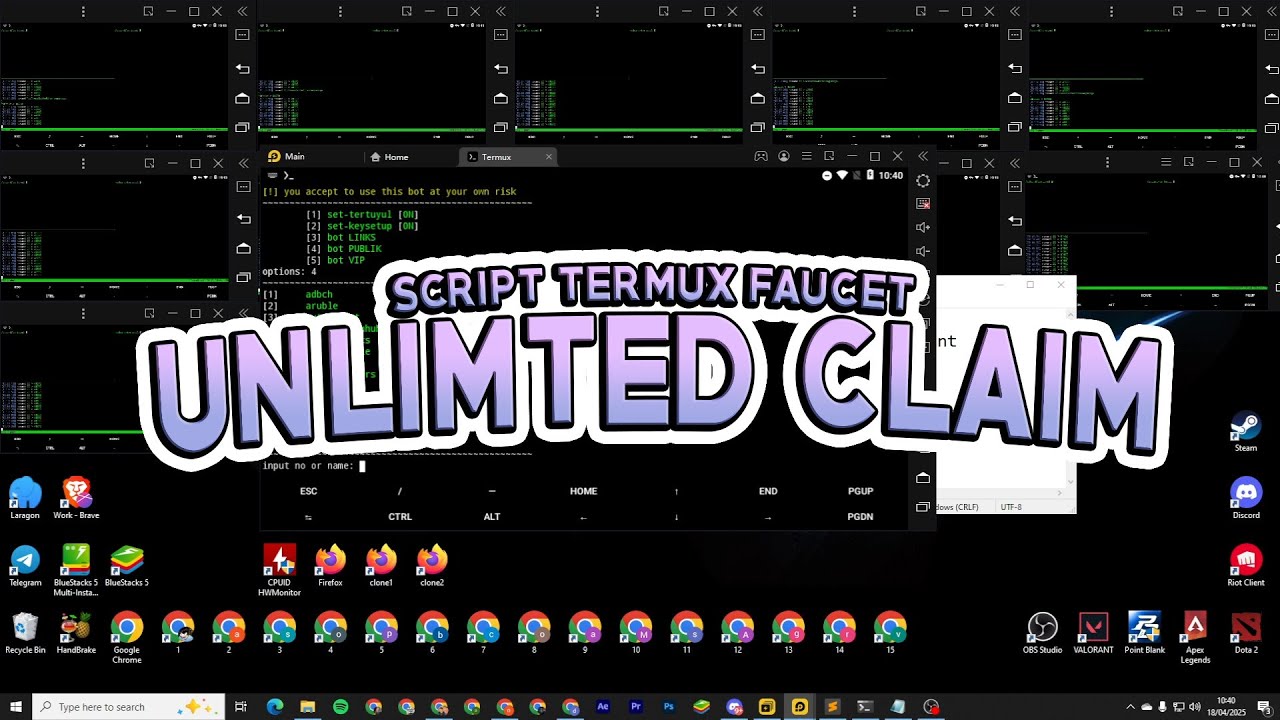 SCRIPT TERMUX FAUCET AUTO CLAIM UNLIMITED INSTANT FAUCETPAY