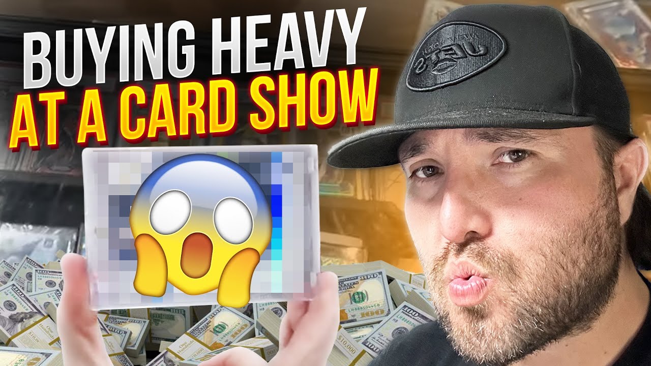 BUYING HEAVY AT A CARD SHOW (POV)  | CARDBOARD CARNIVAL CARD SHOW VLOG
