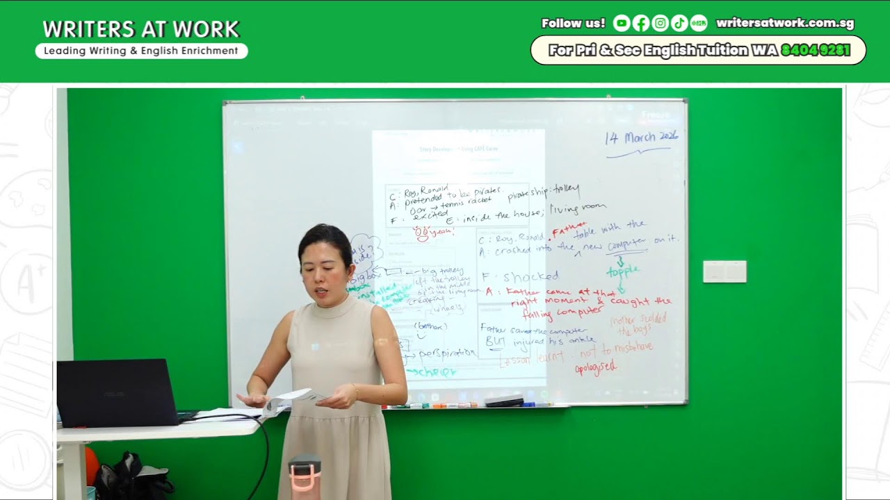 Inside a WRITERS AT WORK English Class