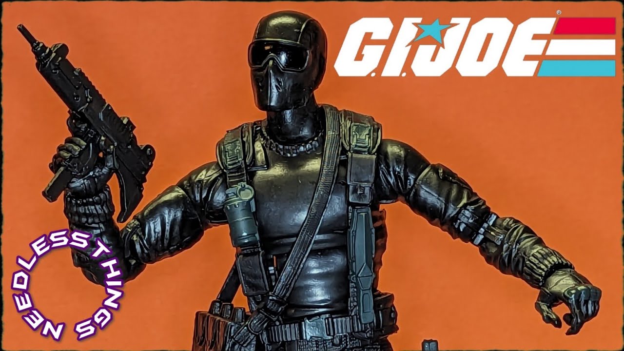 GI Joe Classified Series Retro Snake Eyes Needless Unboxing