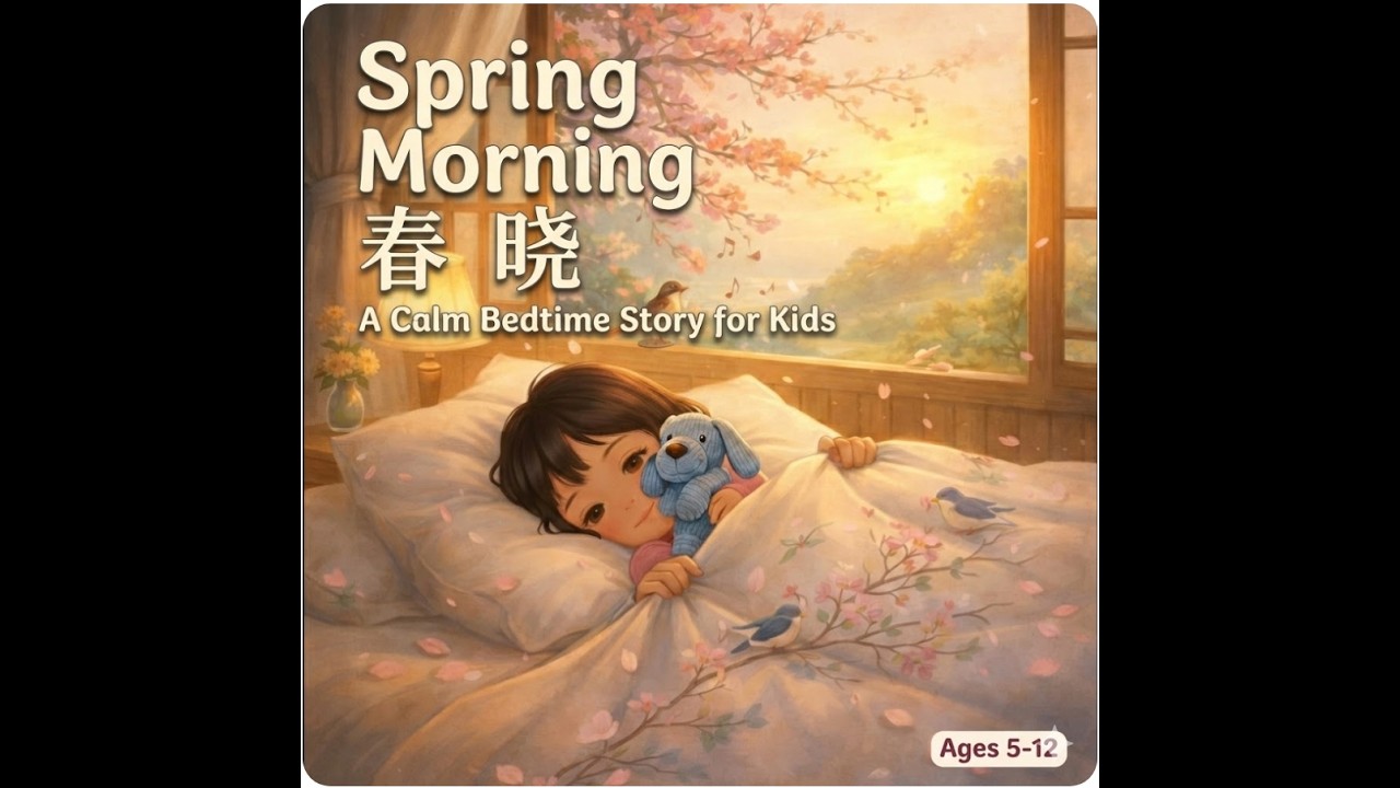 Spring Morning | 春晓 | Ancient Chinese Bedtime Story for Kids (Calm & Gentle)