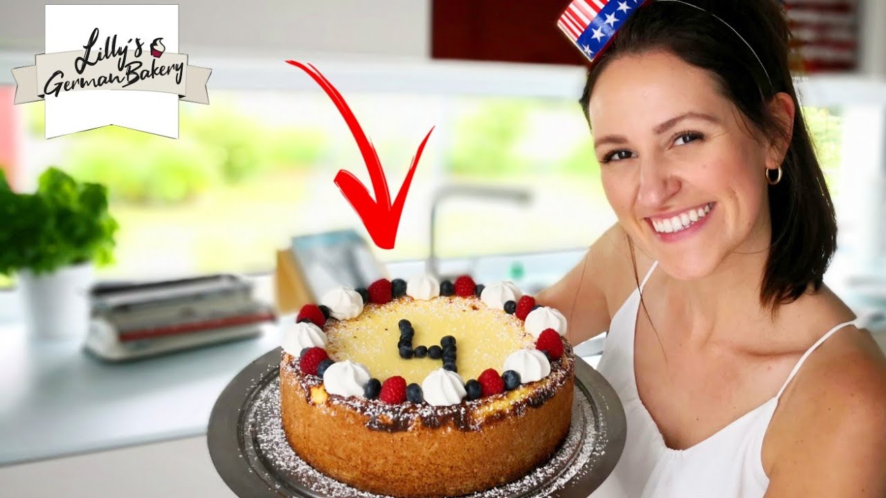German Cheesecake Recipe / Classic Cheesecake / 4th of July Cake / German Cake Recipe