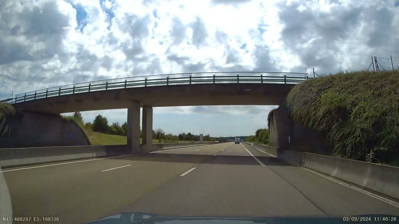 France by Autoroute - Reims to Dijon - Video 10 - A31 Aire de Bois Moyen to Dijon J4