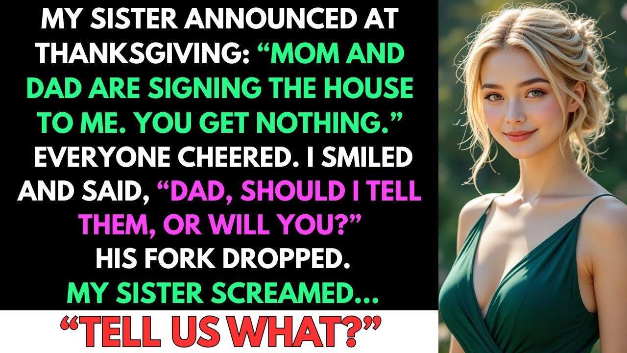 My Sister Announced At Thanksgiving: 