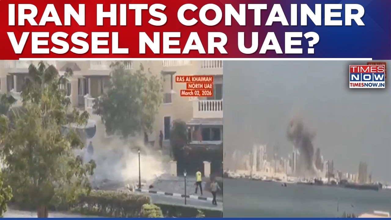 Iran Attacks UAE Coast? Projectile Hits Container Vessel Near Ras Al Khaimah, Crew Safe