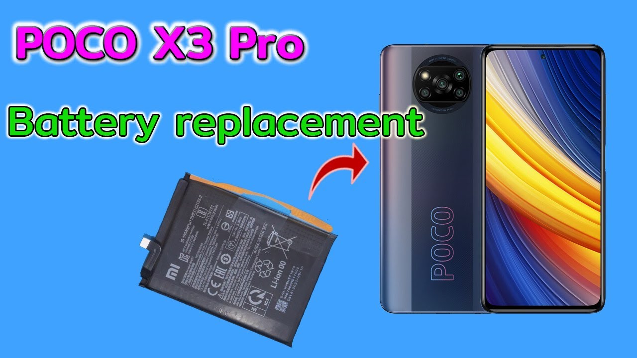 Замена аккумулятора POCO X3 Pro Замена аккумулятора