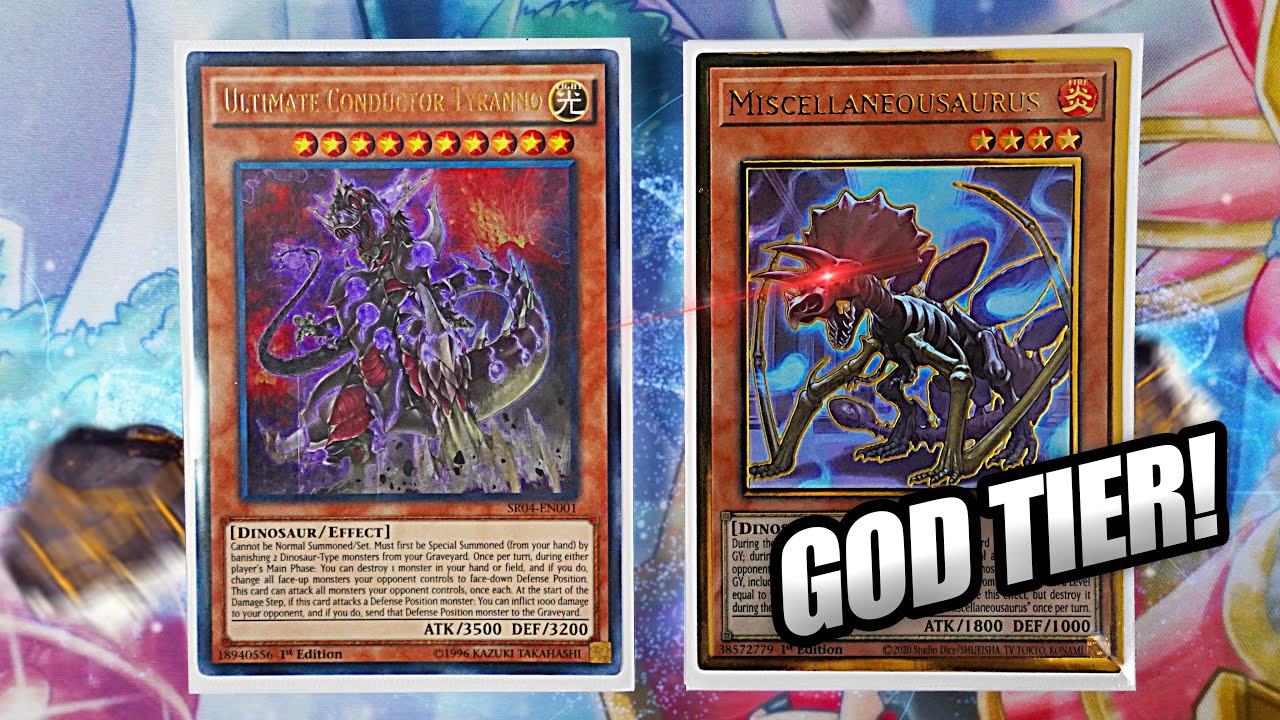 Yu-Gi-Oh! THE GOD TIER! DINOSAUR DECK PROFILE! NEW 2021 FORMAT + COMBOs!
